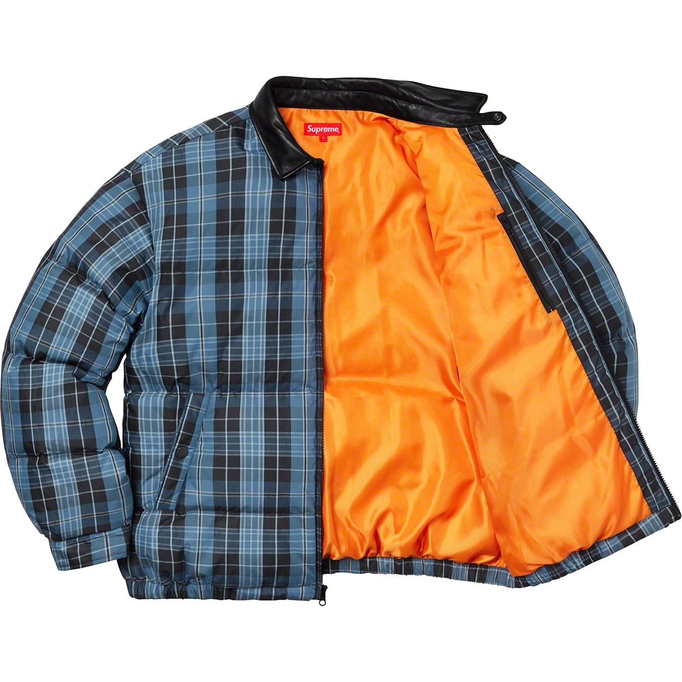 Leather Collar Puffy Jacket view 8